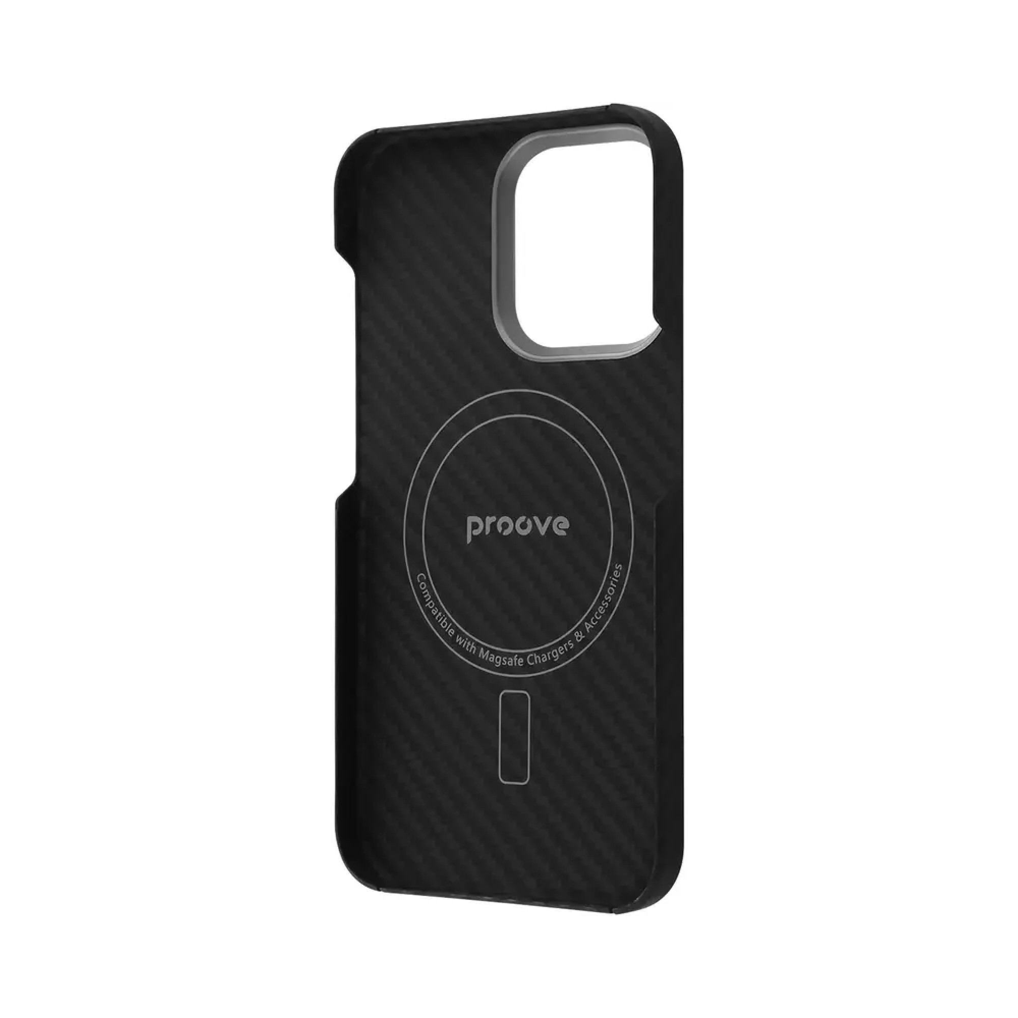 Чохол Proove Carbon Slim with Magnetic Ring iPhone 16 Pro Max Black